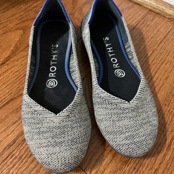 Rothy's Shoes - Rothy's - The Flat - Heather Grey - Size 7